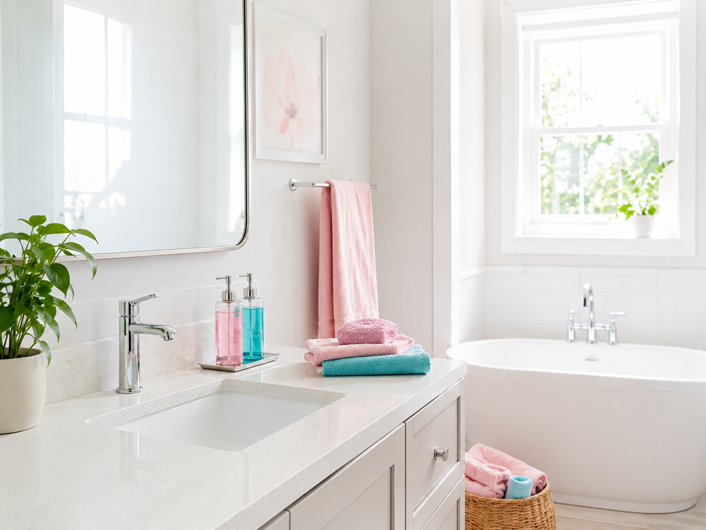Fresh bathroom