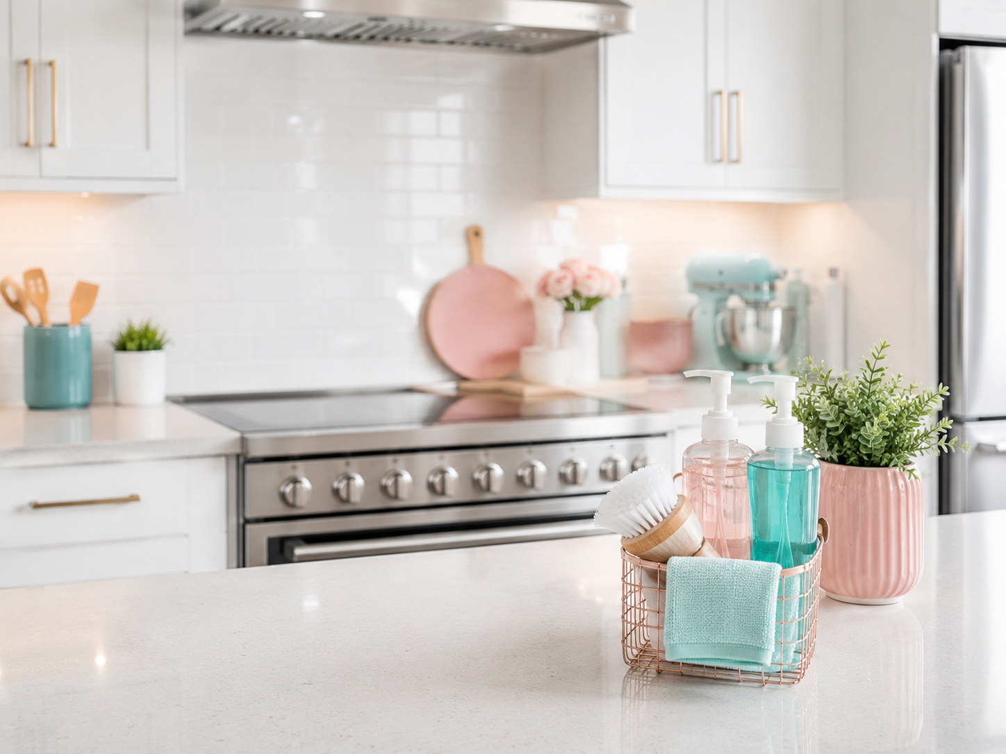 Sparkling clean kitchen